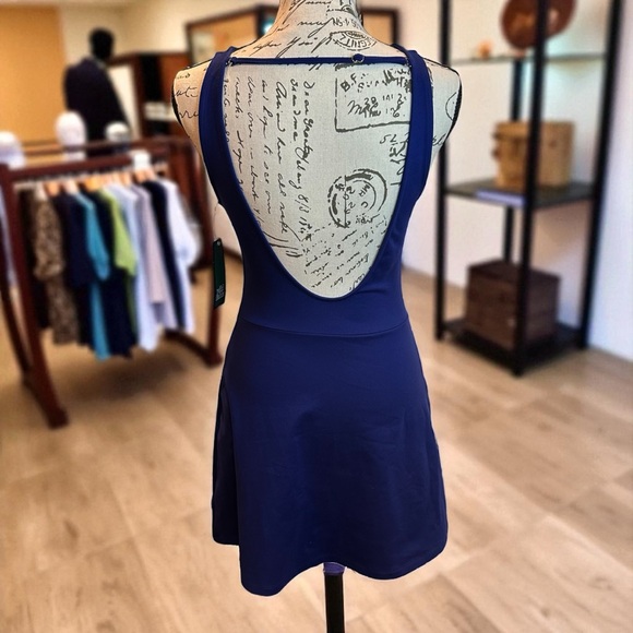 Wild Fable Navy Fitted Sleeveless Mini Dress with Skort NWT - Picture 4 of 5